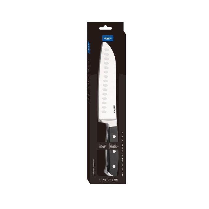 Cuchillo De Santoku 7" Infinity Brinox Mango PVC 2519/304-2