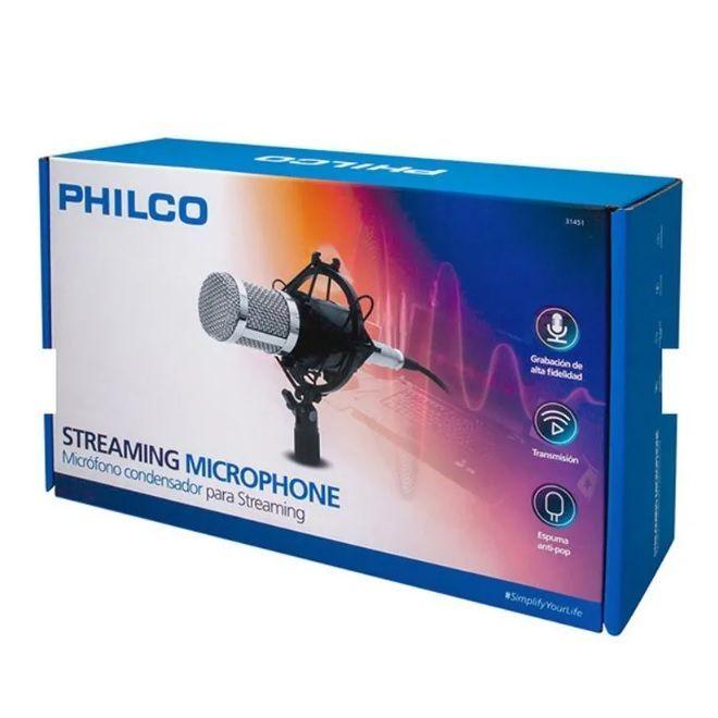 Micrófono Condensador De Estudio Profesional Philco C31451-3