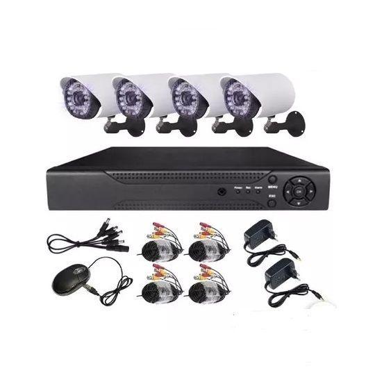 Kit De 4 Cámaras AHD Con DVR 1080p Full HD-2