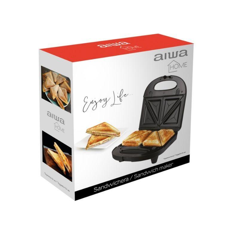 Sandwichera Tostador Aiwa 700w AW-SD5000-2