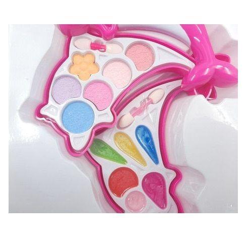 Kit De Maquillaje Sombras Labiales Para Niñas Forma Delfín-2