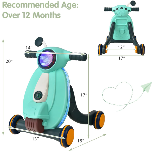 Caminador Para Bebes Andador Con Sonido Y Luces-5