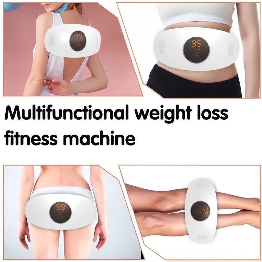 Cinturón Reductor Vibratorio Masajeador Abdominal y Adelgazante con Pantalla-2