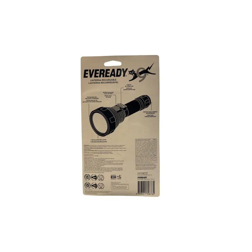 Linterna Eveready Led Recargable USB 150 Lúmenes EVRVPHHL4-3