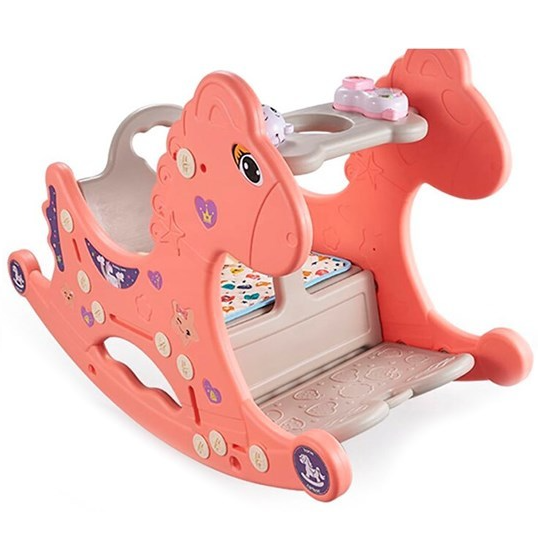 Silla Caballito De Balancín 3 en 1 Mecedora Para Niños -0