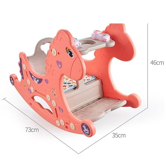 Silla Caballito De Balancín 3 en 1 Mecedora Para Niños -2
