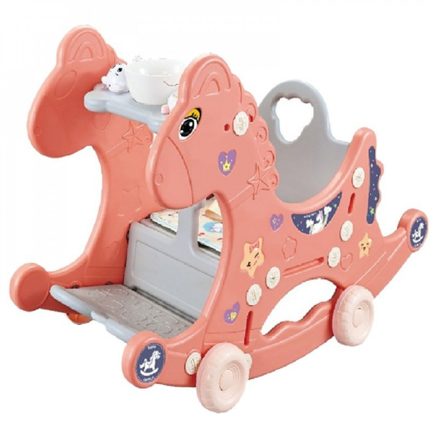 Silla Caballito De Balancín 3 en 1 Mecedora Para Niños -6