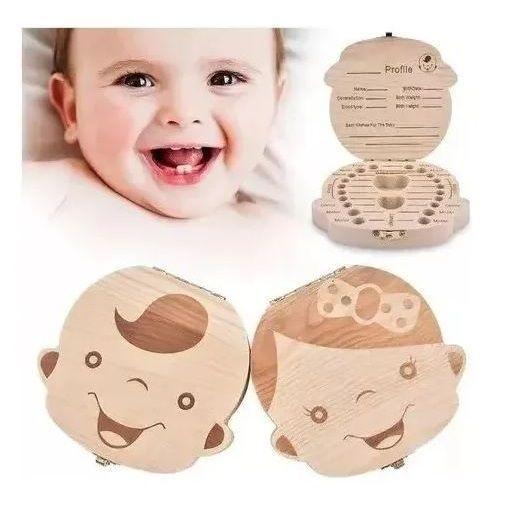 Cajita De Madera Para Guardar Dientes De Leche Para Niña-3