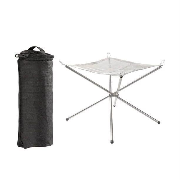 Soporte Para Fogata Desmontable Portátil Para Quemar Leña Malla Calefactora -4