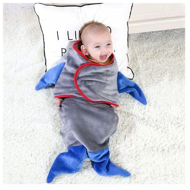 Saco De Dormir Para Bebé Diseño Tiburón-2