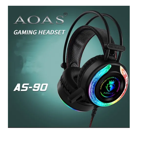 Audífonos Gamer Para Pc Con Luces Rgb As-90-2