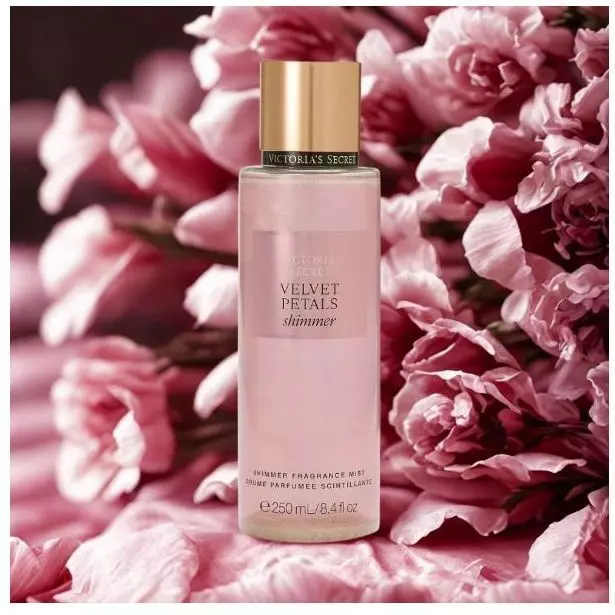Body Splash Victoria Secret Velvet Petals Shimmer 250ml Mujer -2