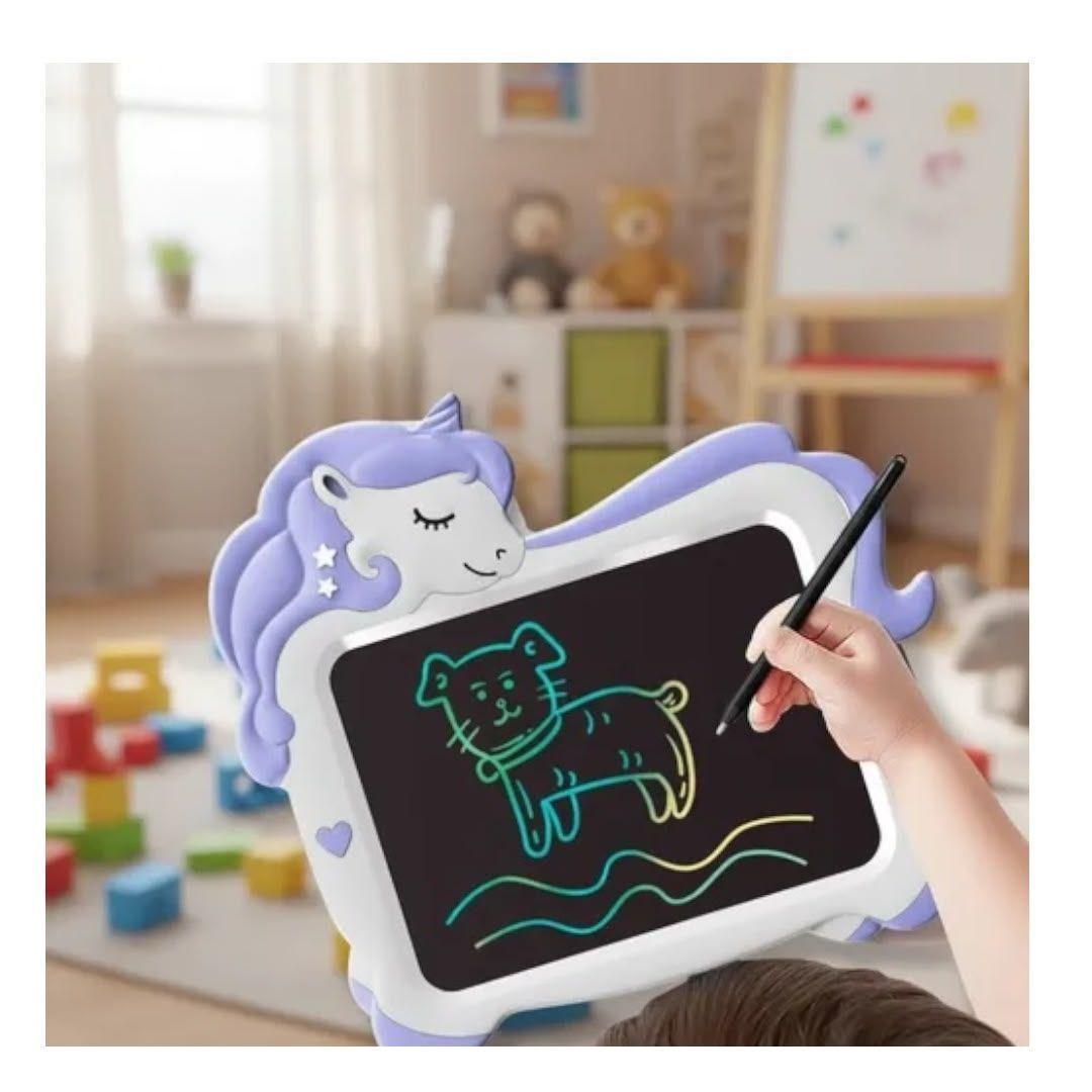 Pizarra LCD de Escritura Infantil Unicornio con Lapiz-4
