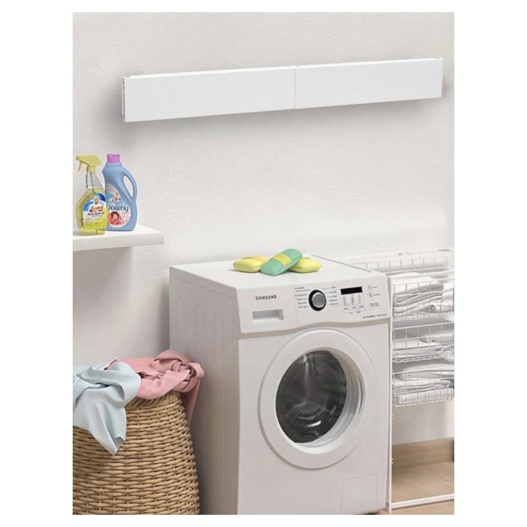 Tendedero de Ropa Plegable de Pared Colgador De 80 cm-2