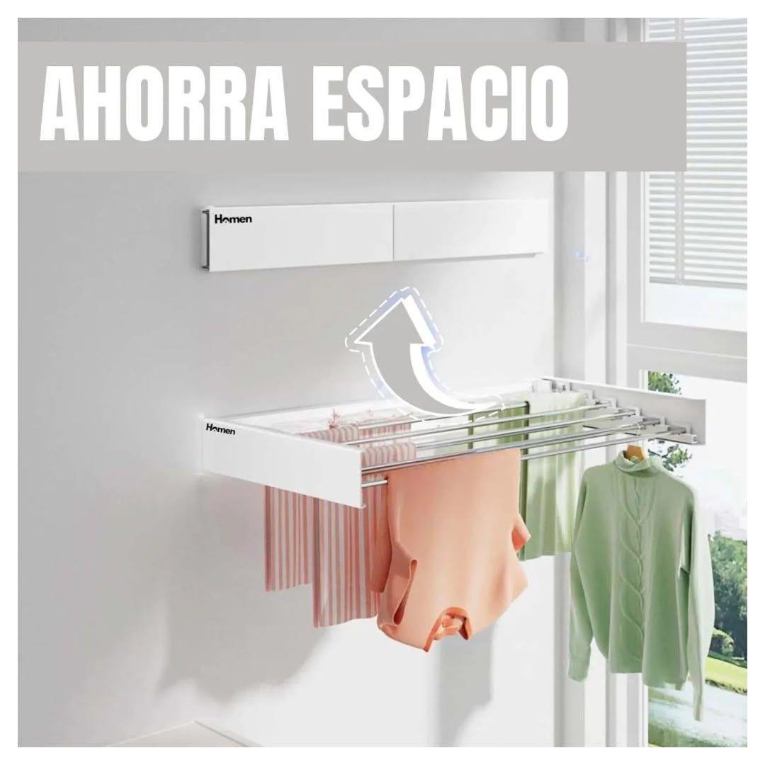 Tendedero de Ropa Plegable de Pared Colgador De 80 cm-4