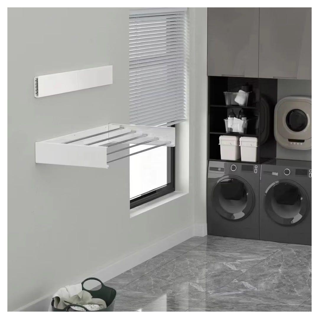 Tendedero de Ropa Plegable de Pared Colgador De 80 cm-6