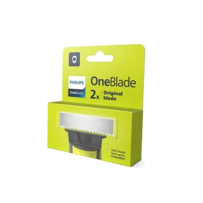 Repuesto Para Maquina De Afeitar OneBlade Philips QP220 2 unidades-0