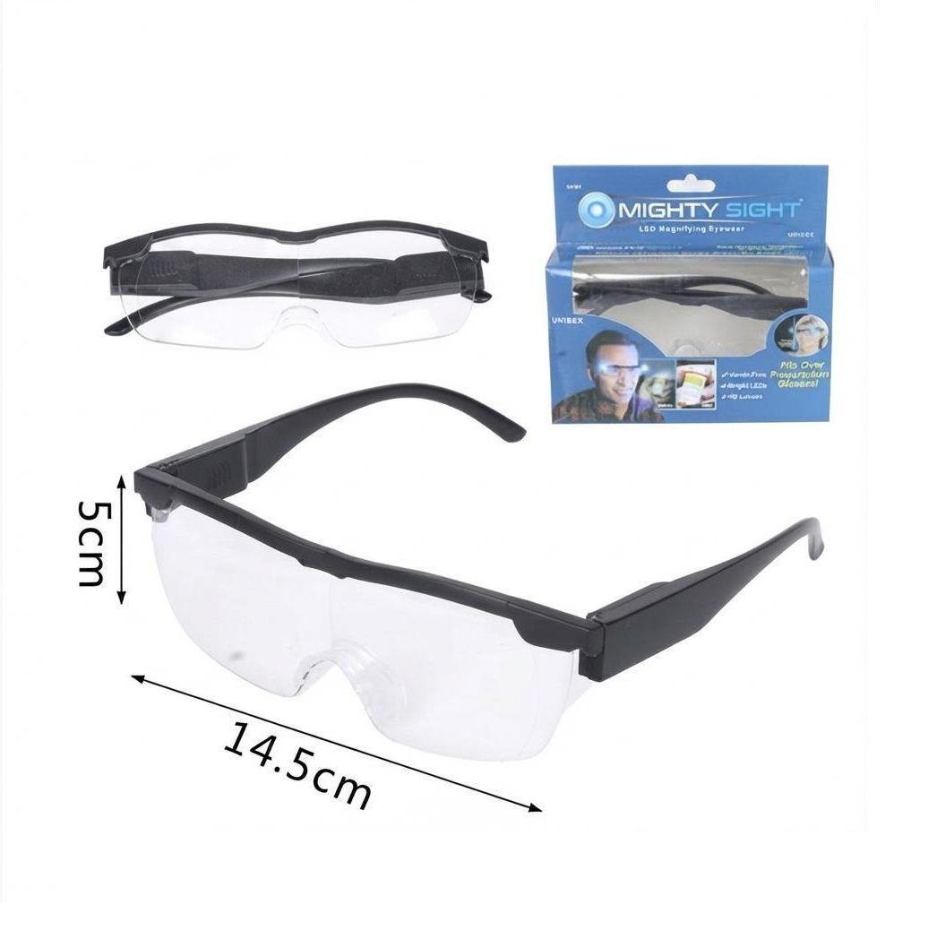 Lentes Ópticos Con Luz Recargables Lupa Con Aumento-2