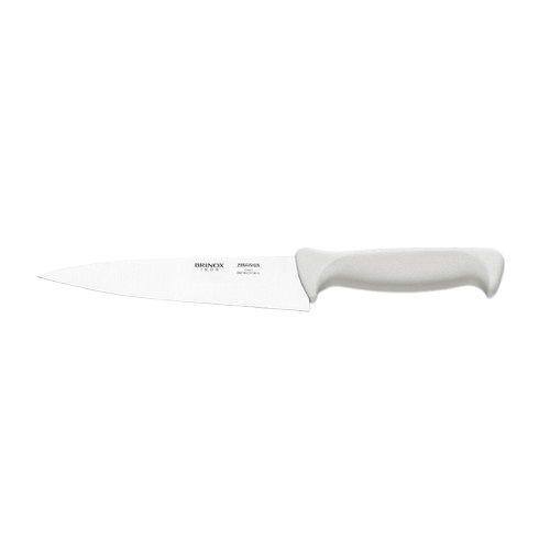 Cuchillo Para Cocina de 6" Precisión Brinox 2506/304 Mango Blanco-2