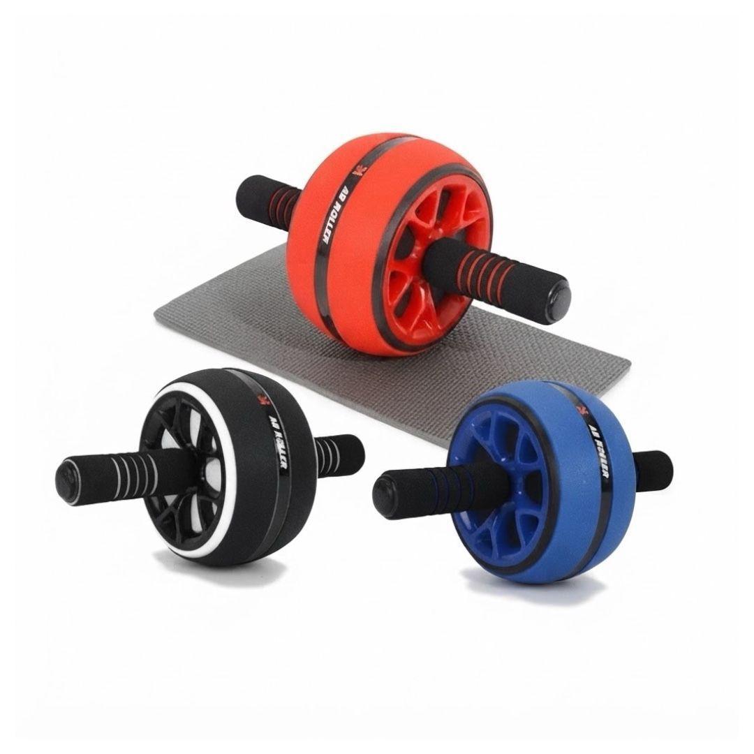 Rueda de Ejercicio Abdominal Doble Rodillo Fitness-5