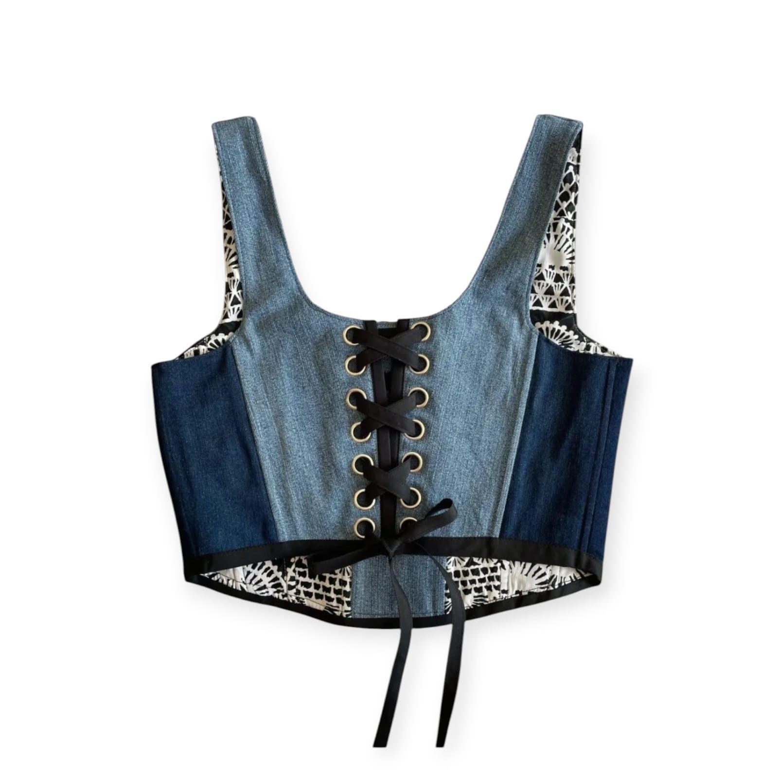 Corset denim duo-1