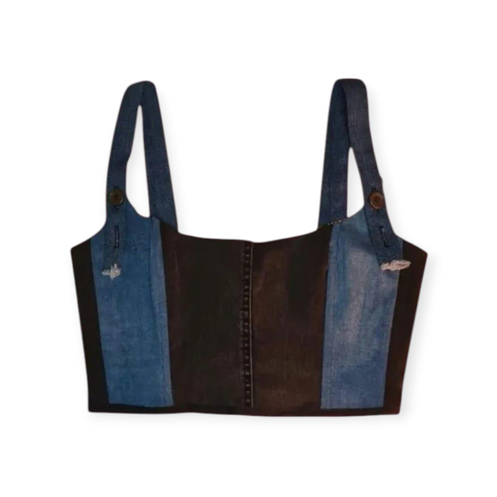 Corset denim-0