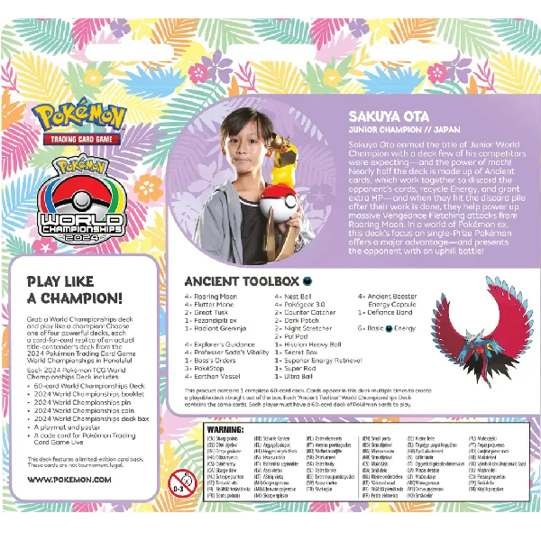 TCG Pokémon Mazo Campeonato Mundial Honolulu 2024 INGLES-6