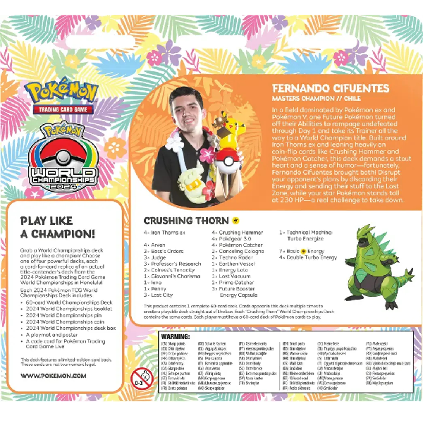 TCG Pokémon Mazo Campeonato Mundial Honolulu 2024 INGLES-7