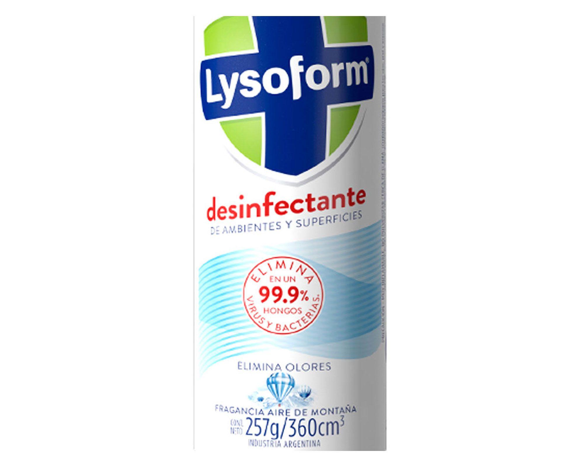 Desinfectante ambientes superficies aire montaña x360cm3 Lysoform-1