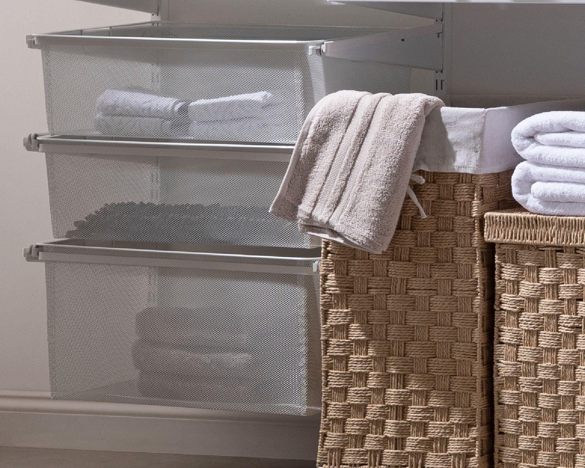 Canasto Malla blanco 18.5x59x42.7 cm-5
