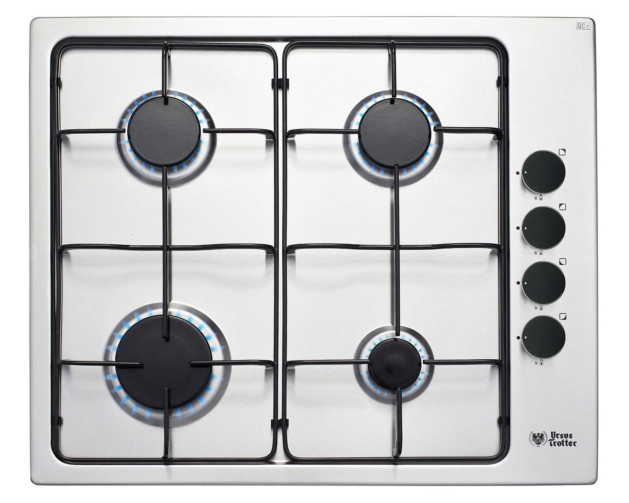 Encimera a gas natural 4 quemadores Prime G4 inox-0