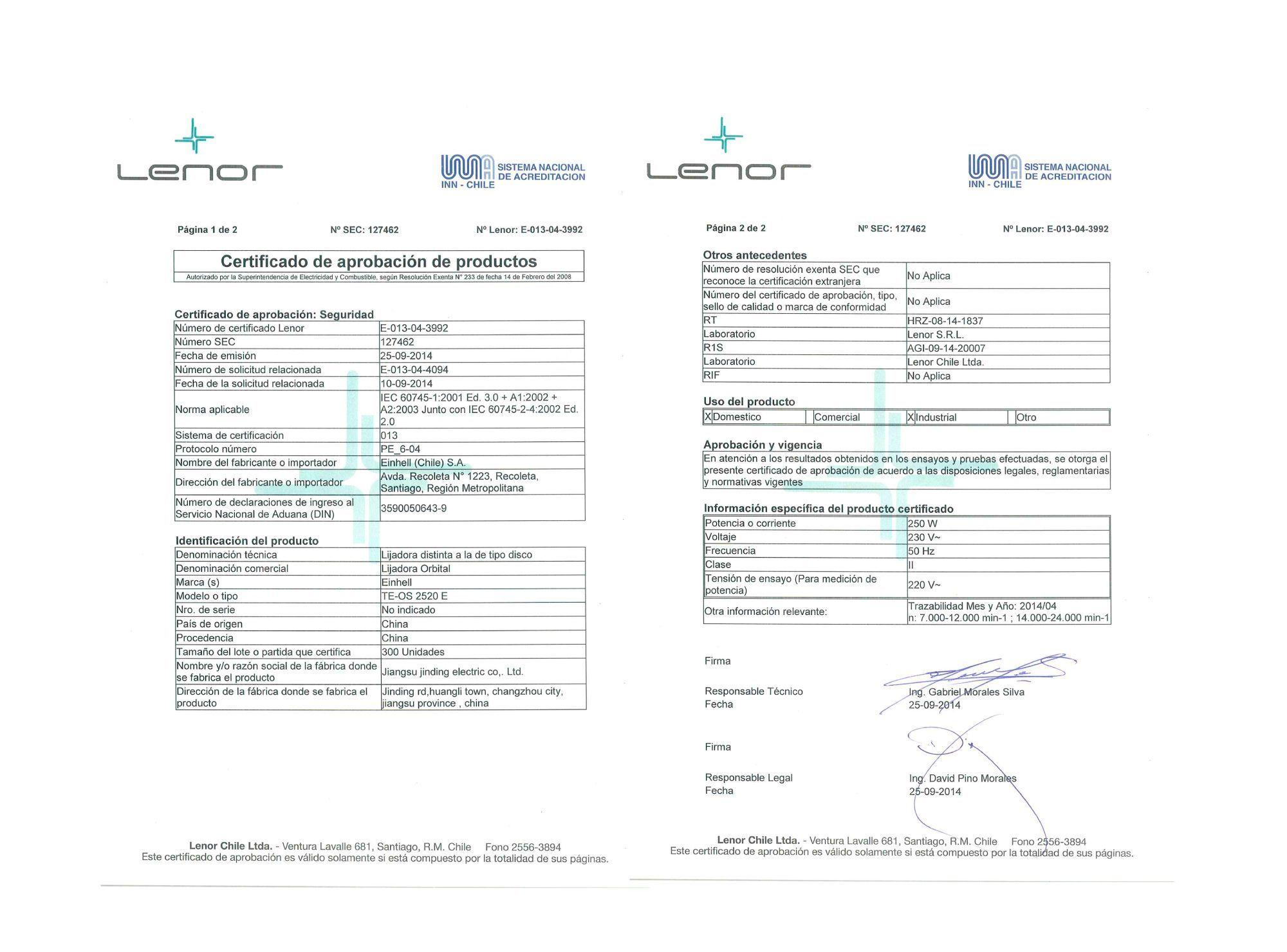 Lijadora orbital 250W TE-OS 2520 E Einhell-9