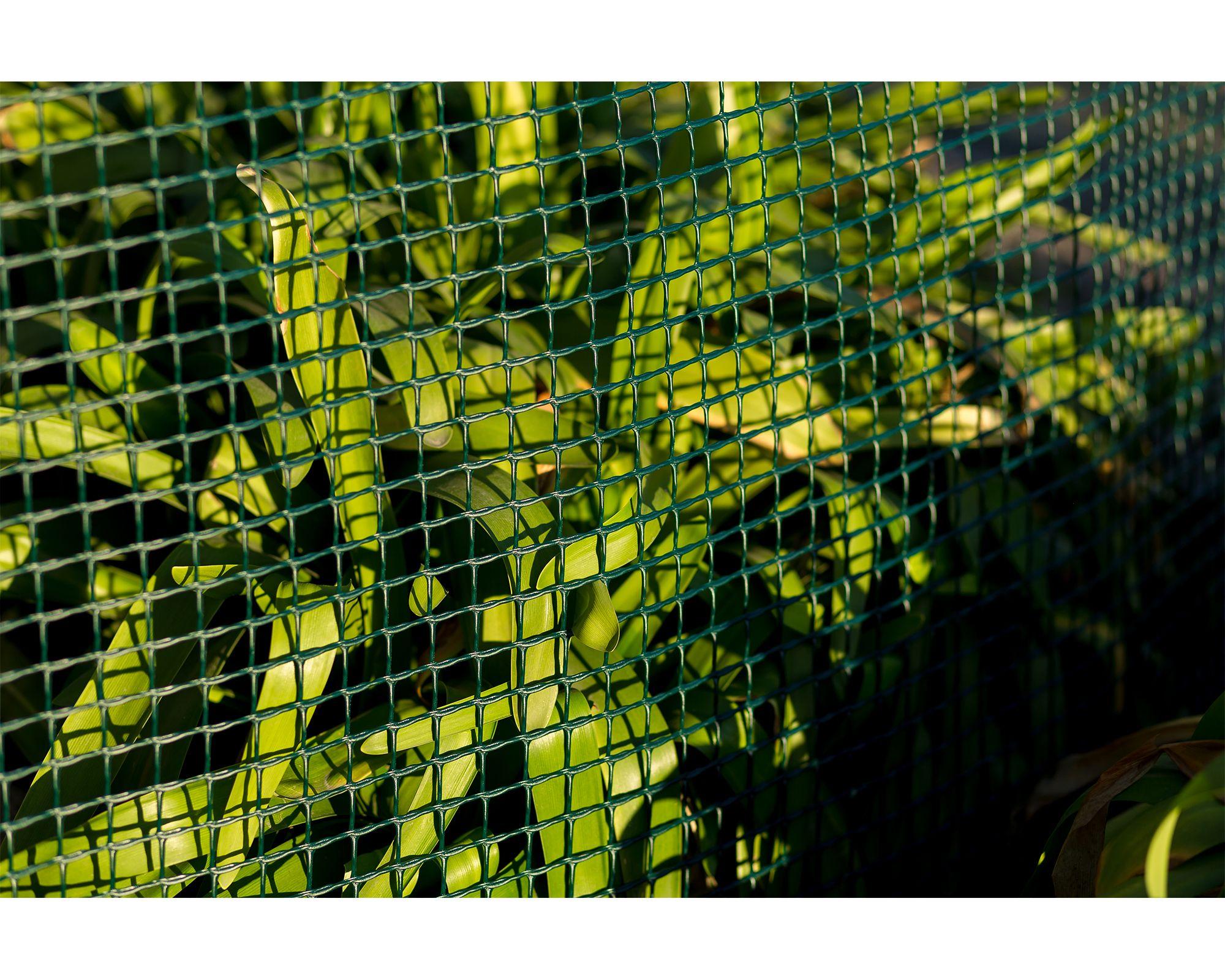 Malla jardinera 6x6mmx1x3 m Plástica verde-1