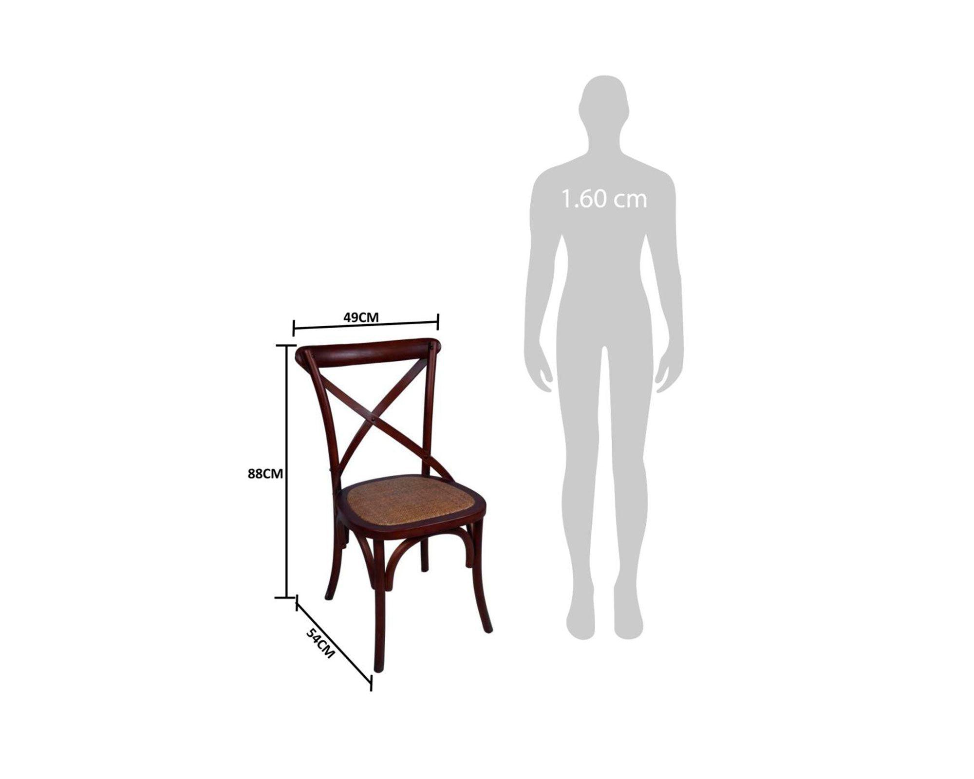 Silla Rustic 2.0 café 88x49x54 cm-5