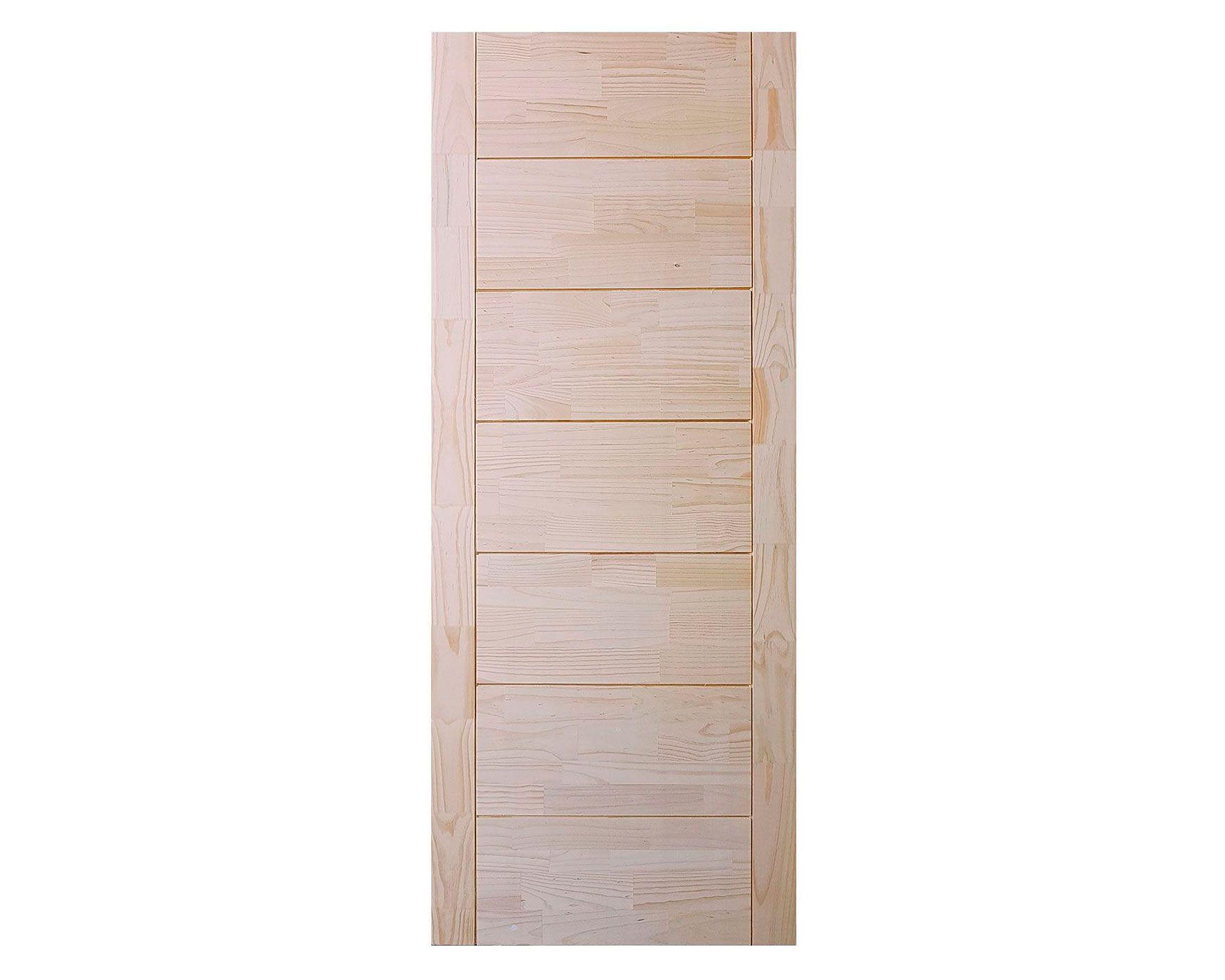 Puerta Pino Radiata Alejandría 80x200 cm Moldupanel-1