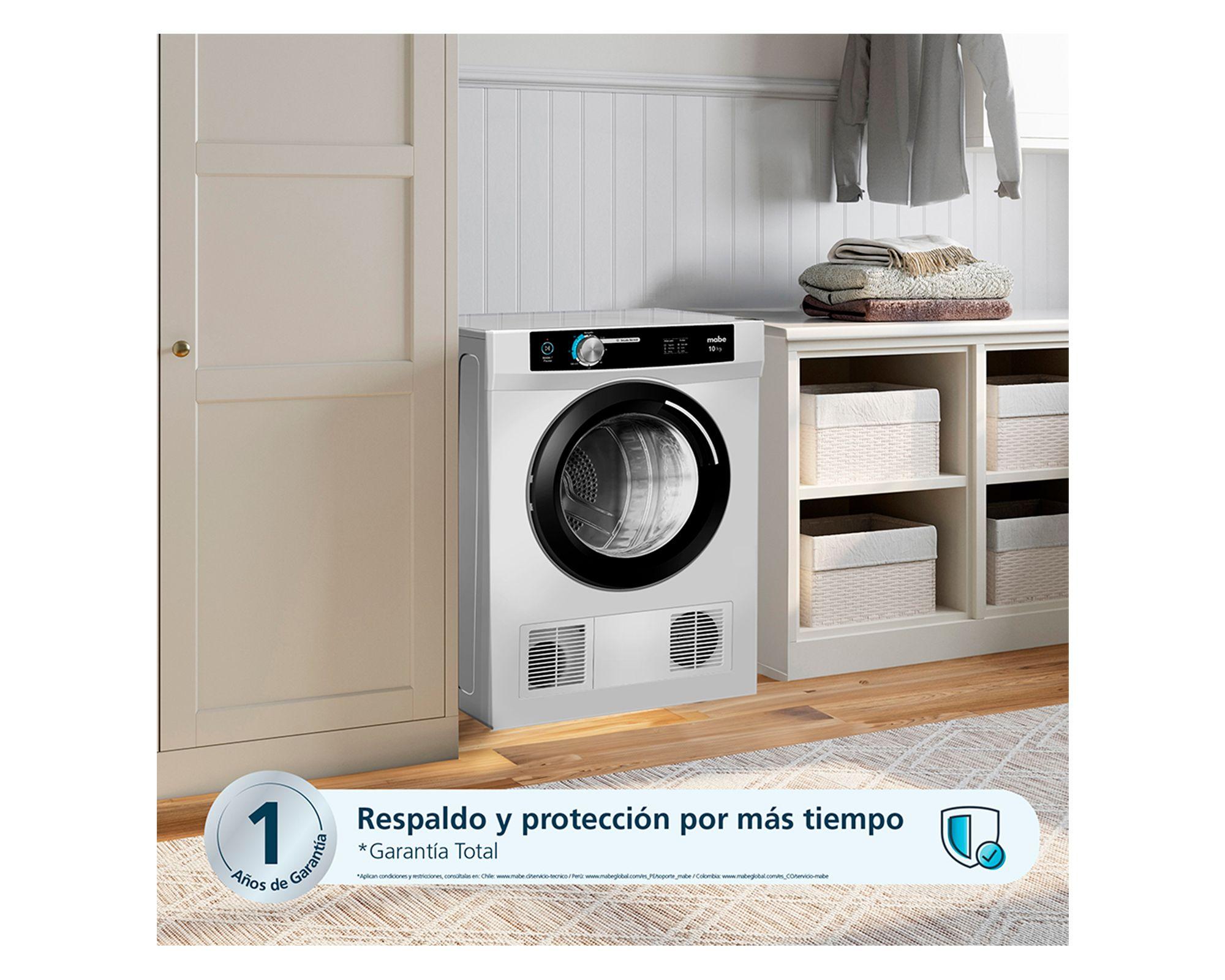 Secadora eléctrica Sem010VBCL0 frontal 10 kg blanco-3