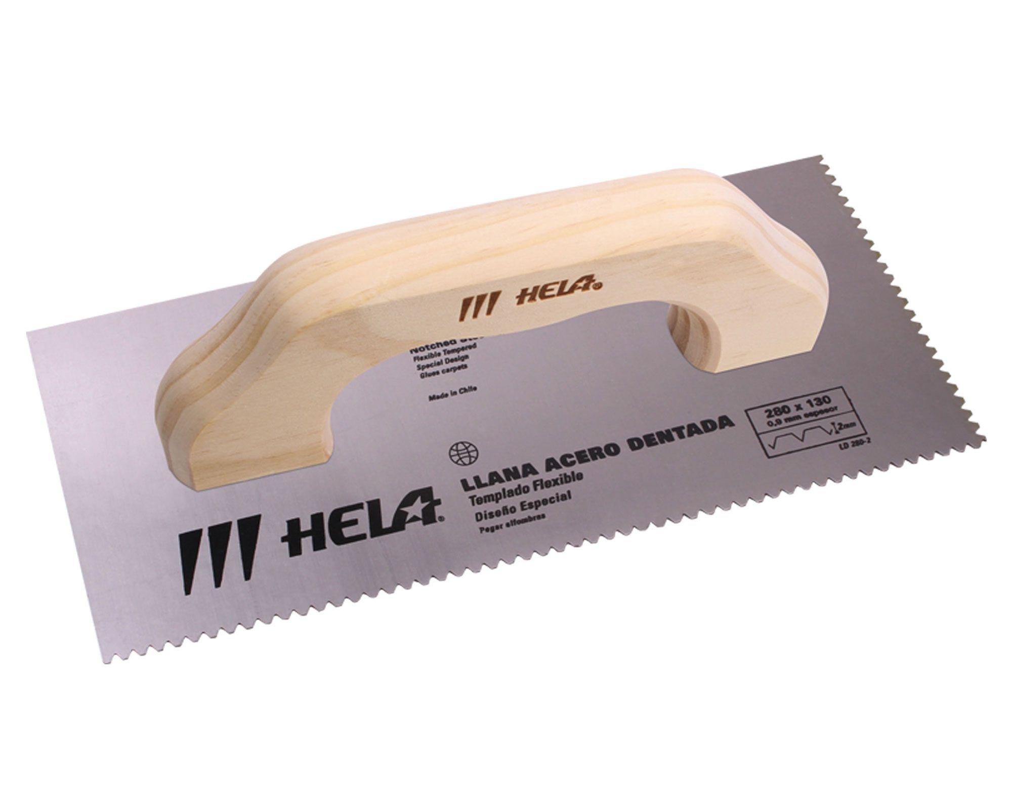 Llana acero 280 x 130 mm dentada ld 280-2 Hela-0