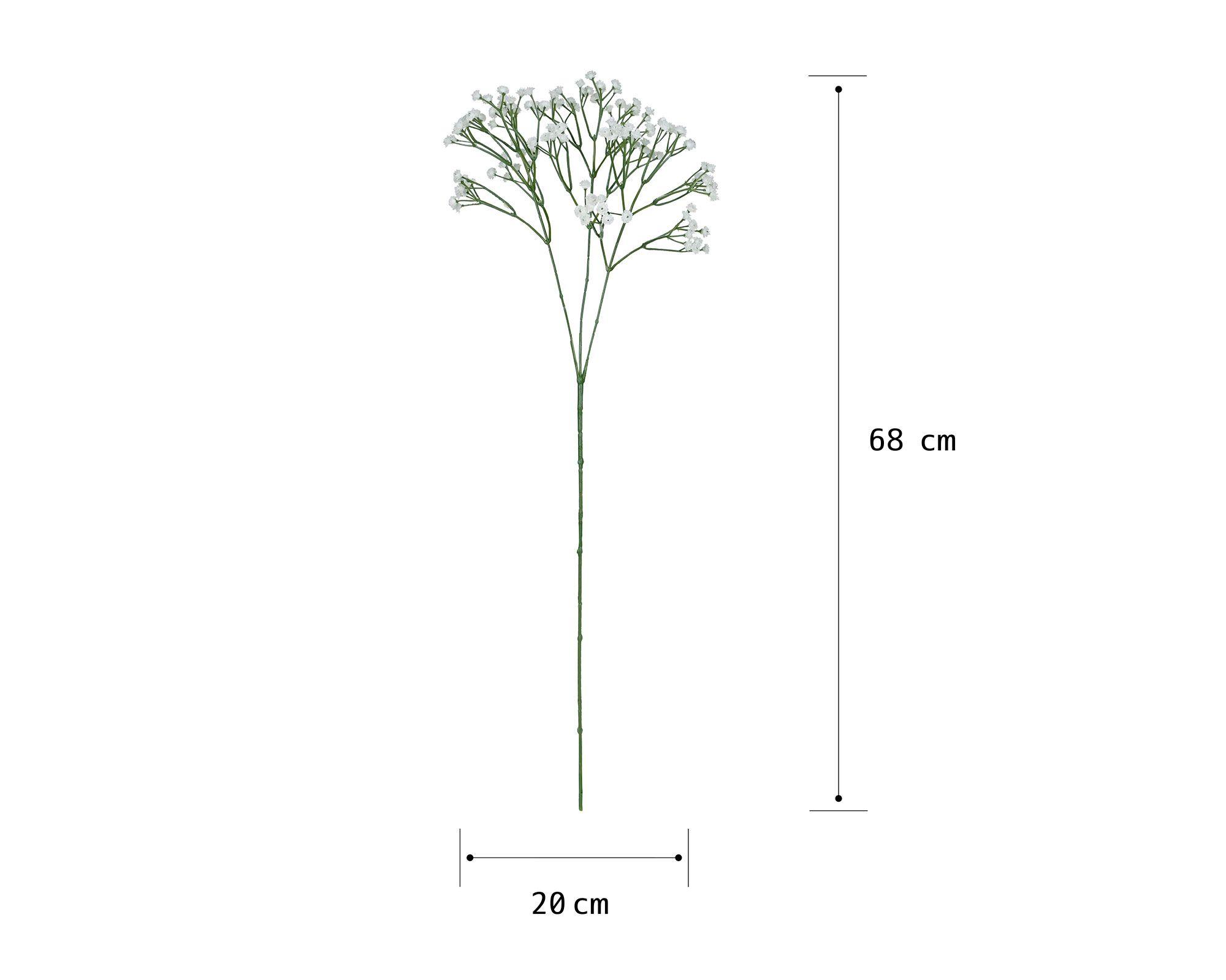 Planta artificial Flor blanca Outzen-4