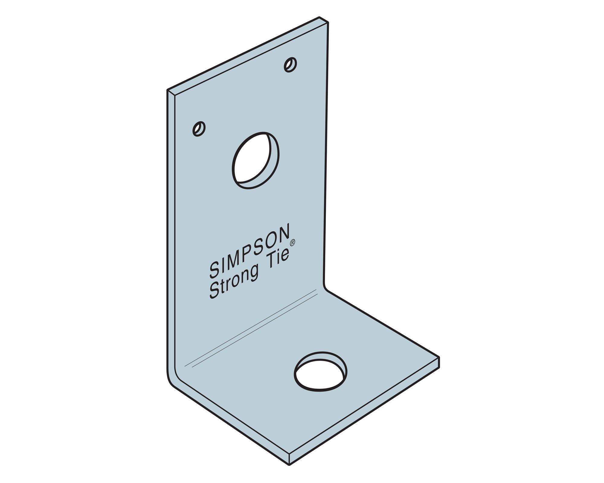 Ángulo refuerzo 2x3 7/8'' Simpson-1