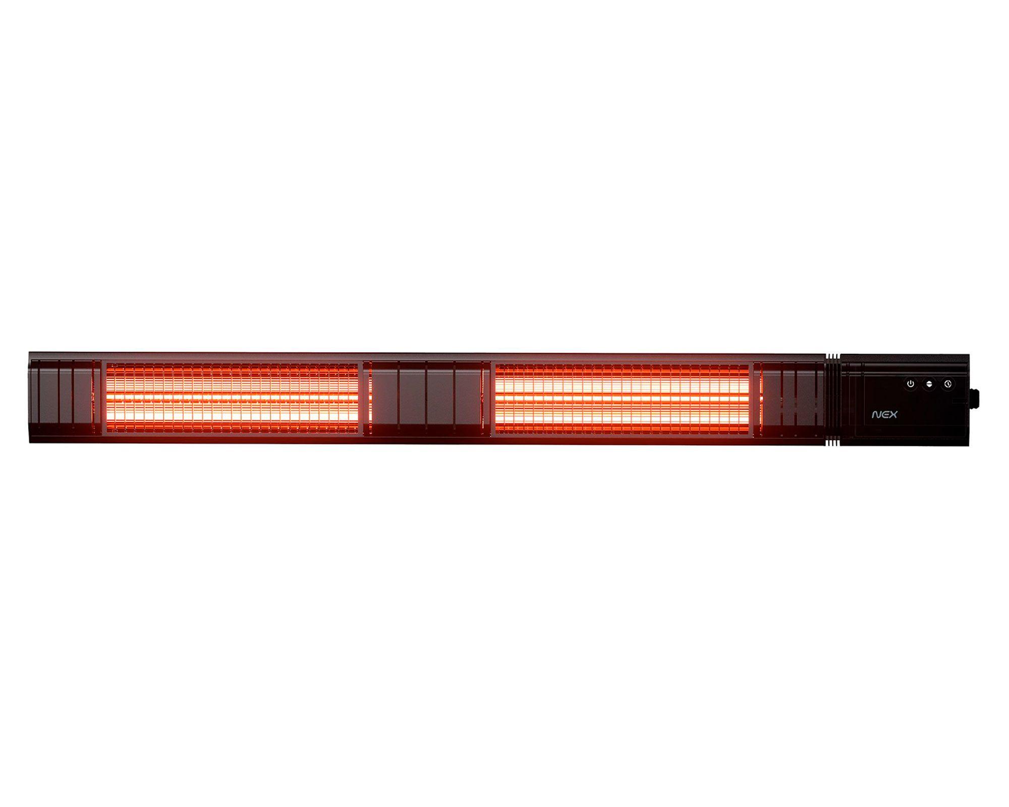 Patio Heater pared PHWALL30B 2600W negro-0