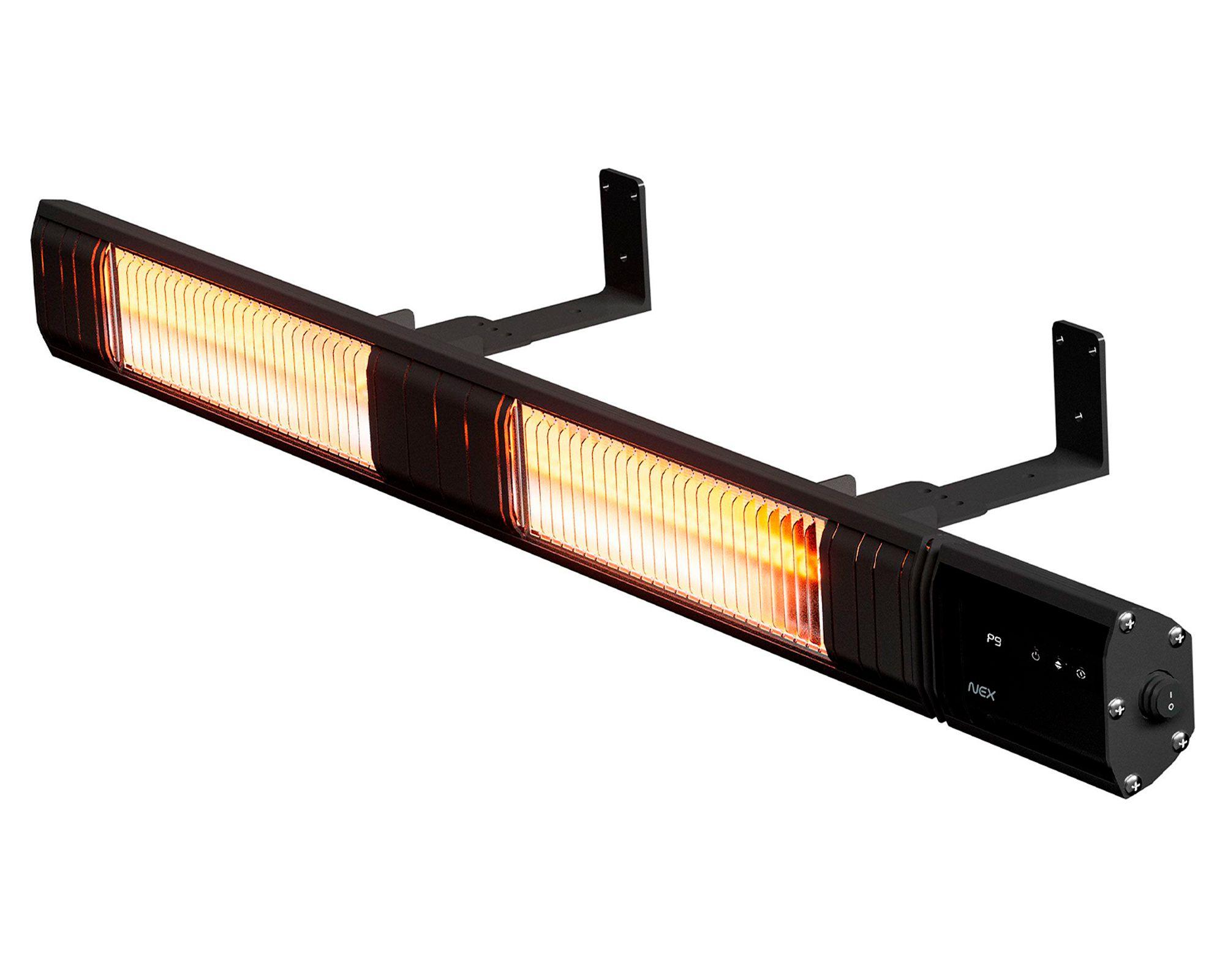 Patio Heater pared PHWALL30B 2600W negro-1