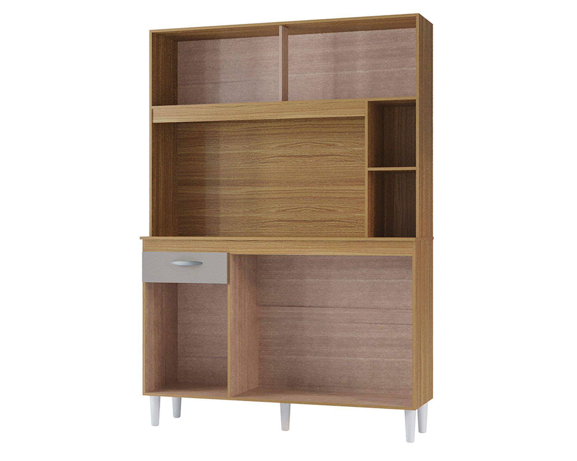 Kit cocina 5 puertas Duda damasco/ripado/Off white-2