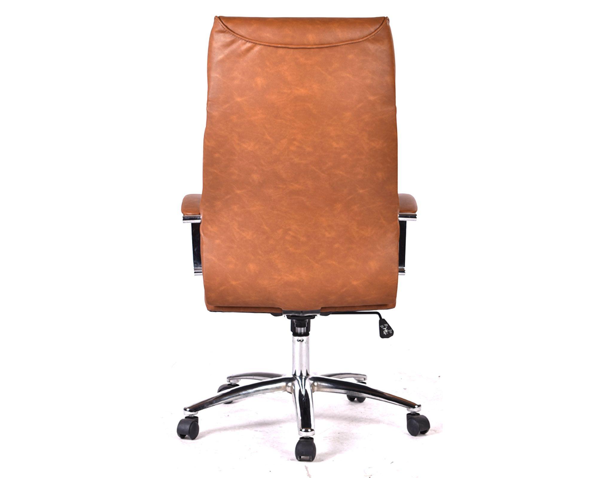 Silla de escritorio ejecutiva Berto café M+Design-3