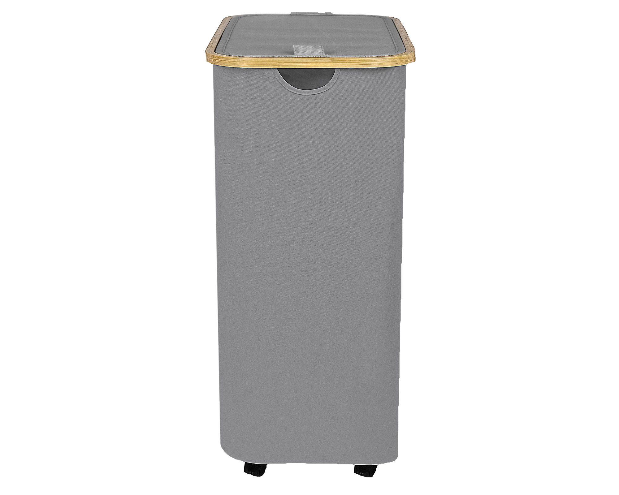 Hamper Simple gris 70x30x40.1 cm-0