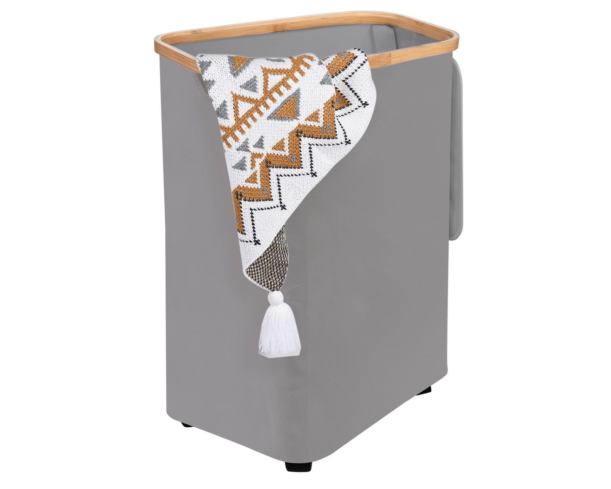 Hamper Simple gris 70x30x40.1 cm-1