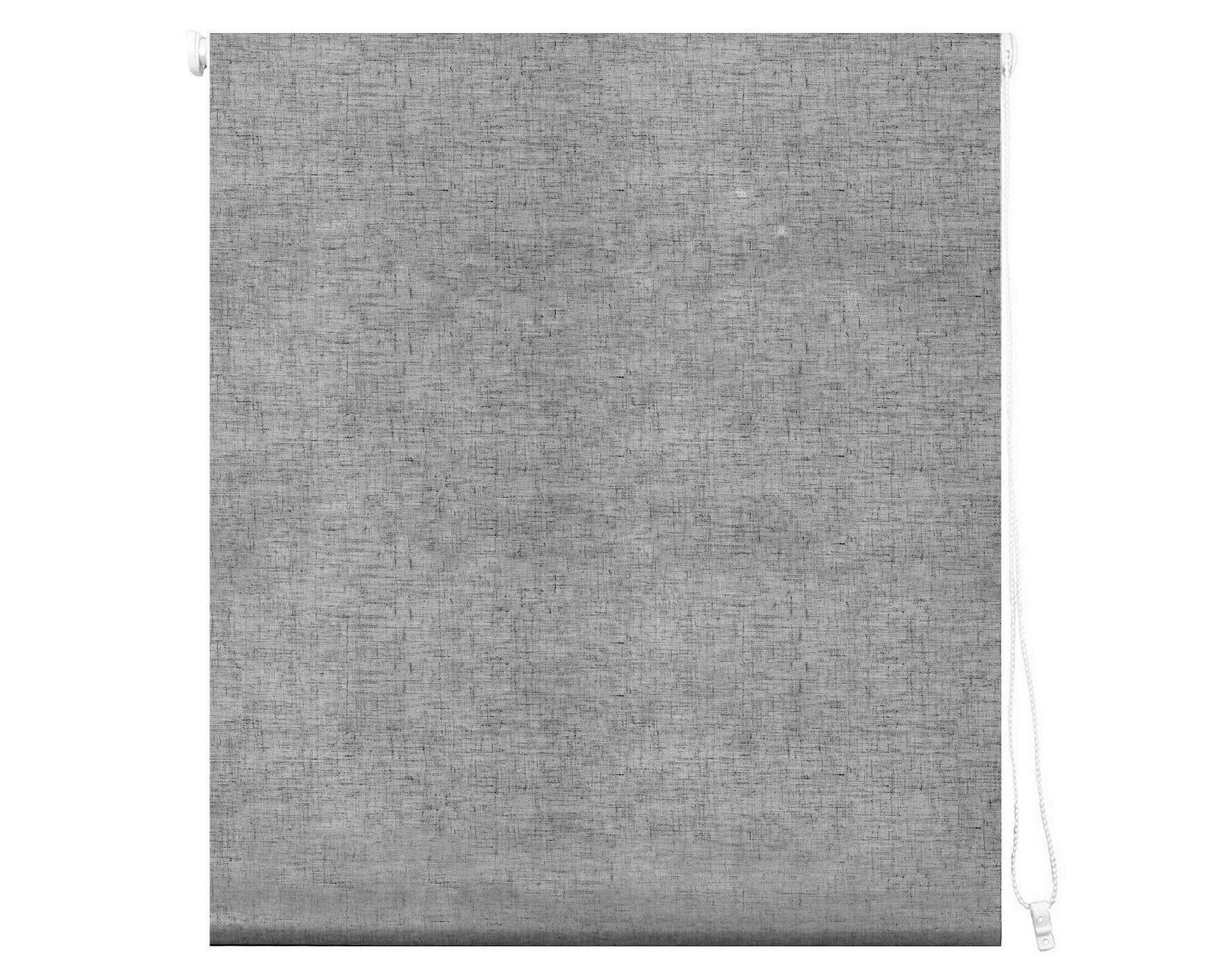 Cortina roller blackout 180x250 cm textura gris Cotidiana-0