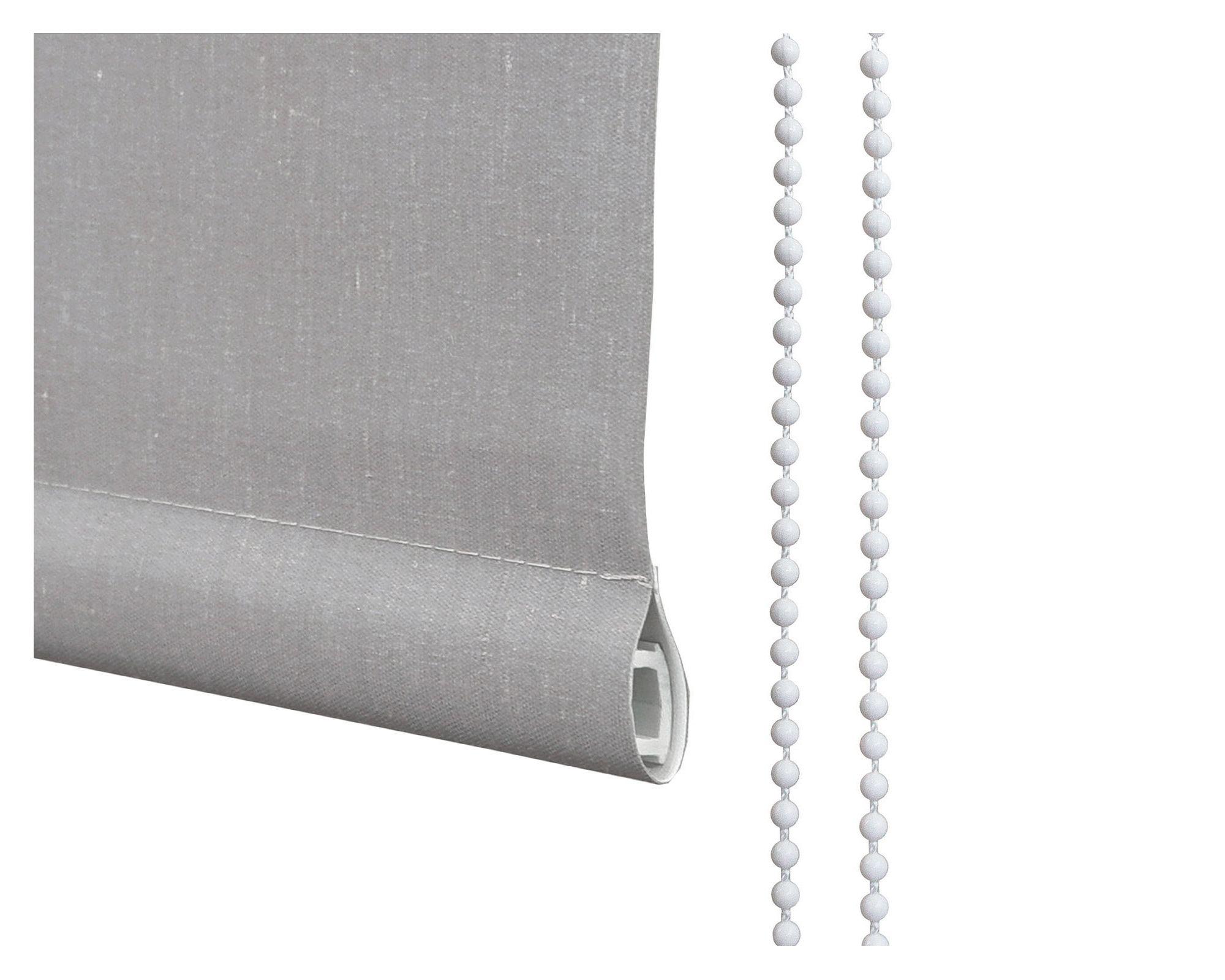 Cortina roller blackout 180x250 cm textura gris Cotidiana-3