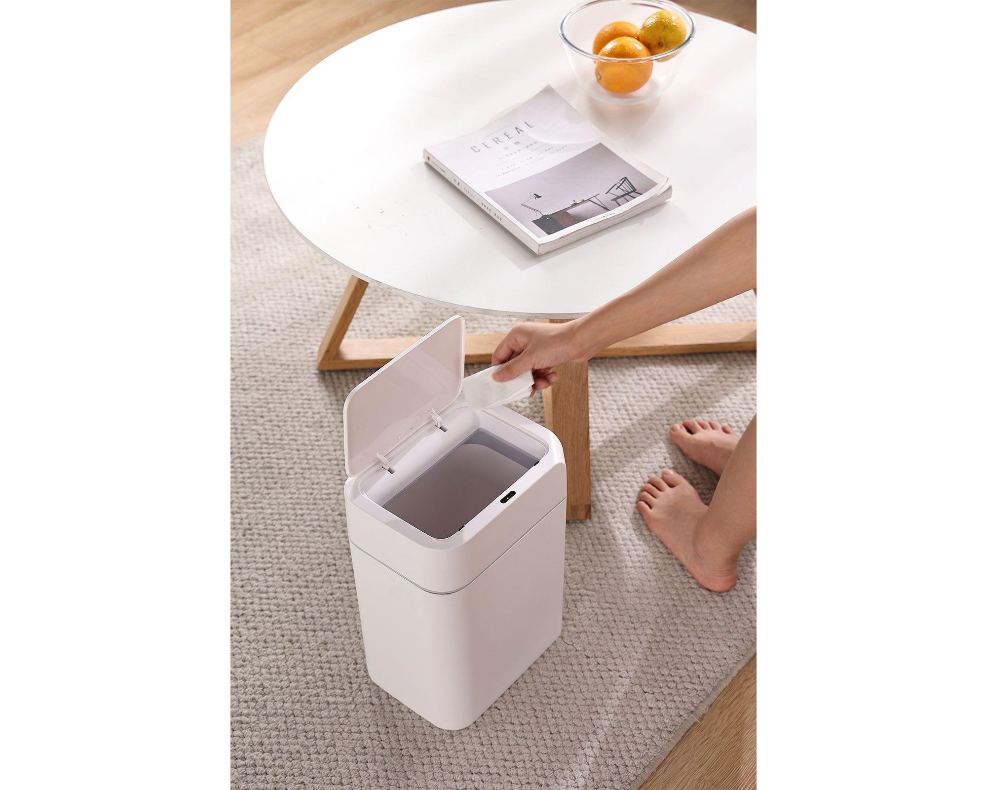Basurero sensor blanco 12 lt-1