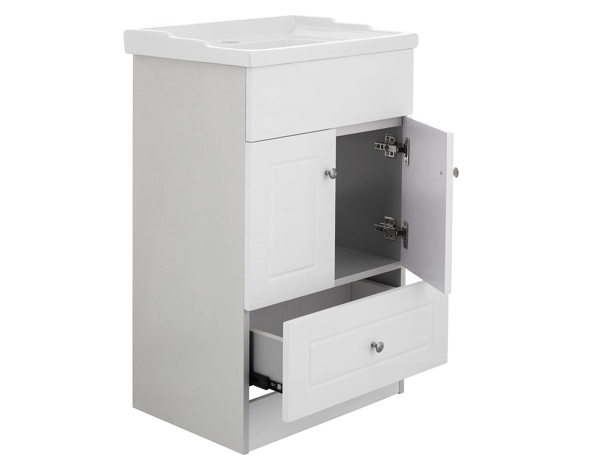 Mueble vanitorio 50 cm B-50-PH+F50 blanco Domsa-2
