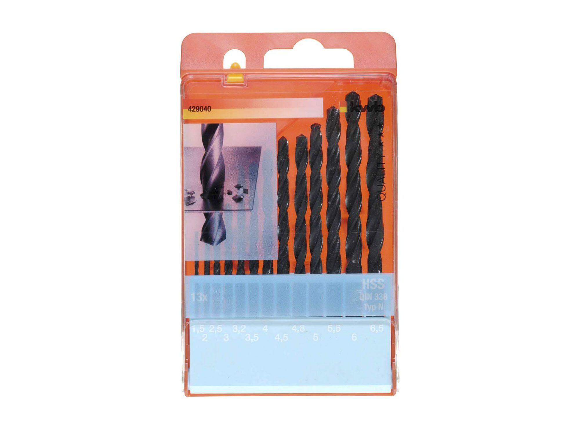 Set broca para metal HSS 429040 KWB-0
